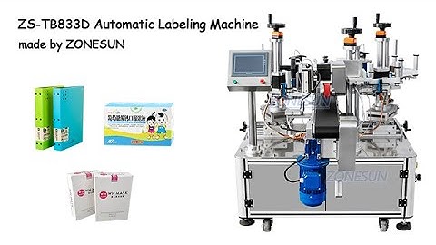 How To Use The ZS-TB833D Automatic Labeling Machine