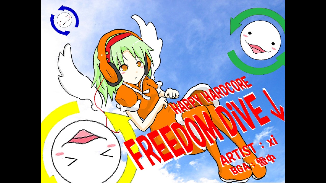 [BGA] HAPPY HARDCORE 「FREEDOM DiVE↓」