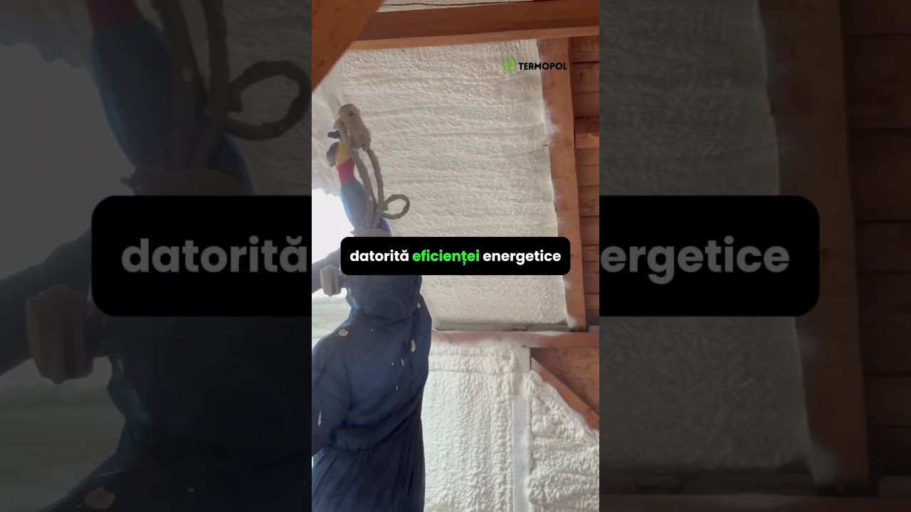 Izolații Termopol cu spumă poliuretanică: confort termic și economii la facturi!