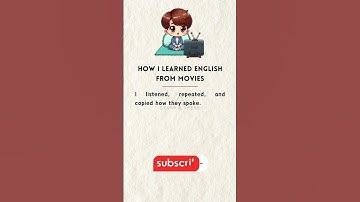 How I Learned English from Movies #englishpractice #englishlearning #learnenglish #englishspeaking