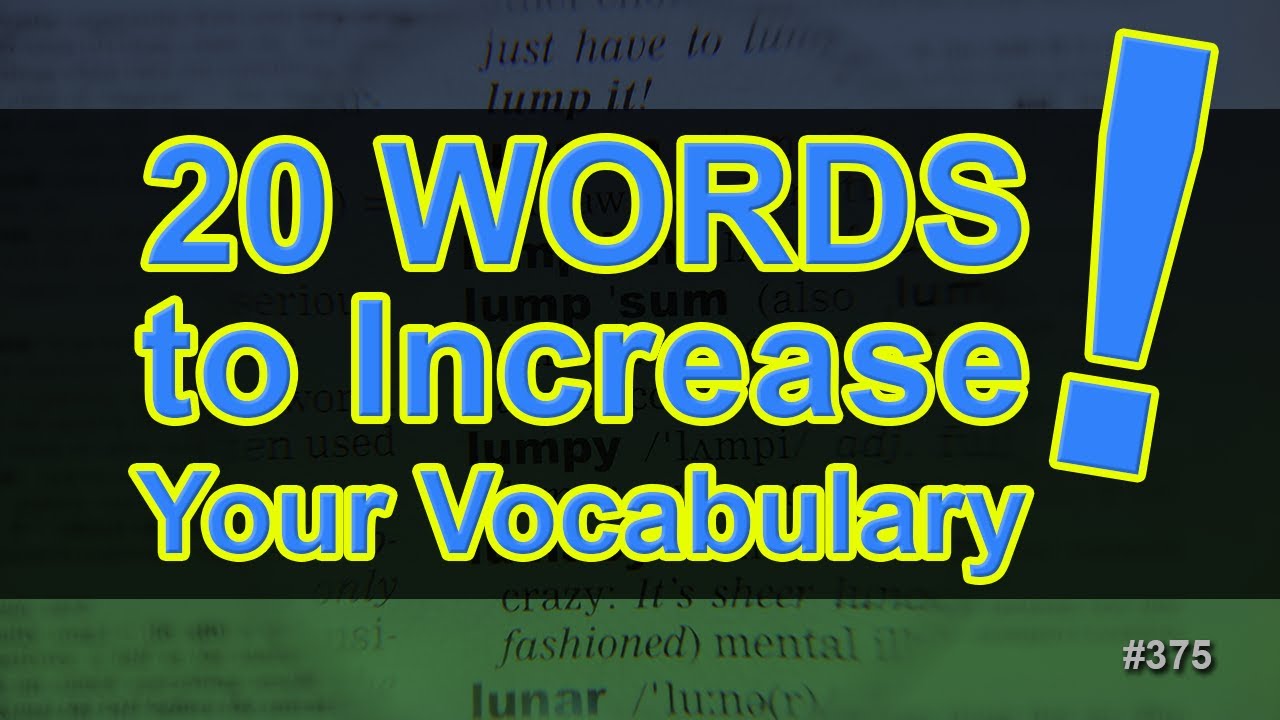 Vocabulary Builder #375 - 13 -Letter Words #synonyms #pronunciation # ...