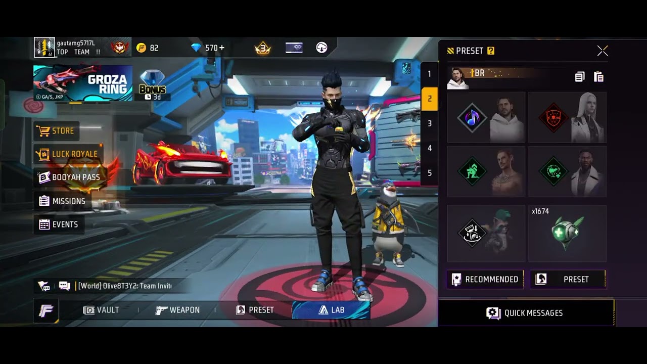 Sukuna Royal Spin || free fire 