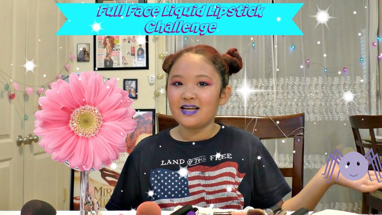 Full Face Liquid Lipstick Challenge
