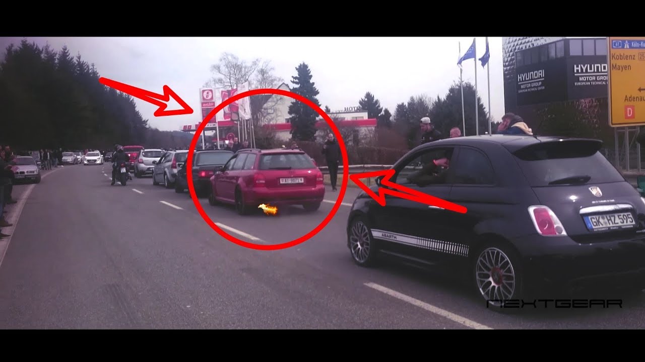 CARFREITAG 2018 Nürburgring, Flames&Rev highlights!