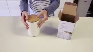 Unboxing the Yuppiechef Lattice Canister