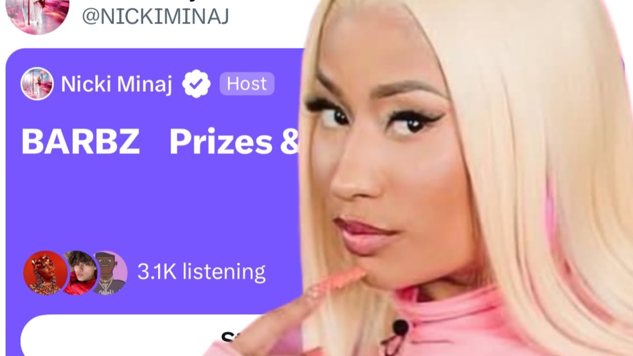 [Part 1] Nicki Minaj Leaves Stationhead & Gives Updates & Check-Ins (Twitter Spaces August 9, 2025)
