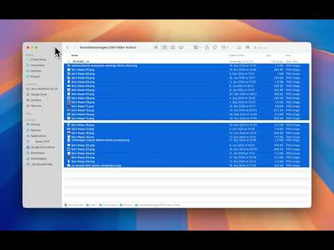 Image File Auto Naming with Python and MacOS Automator