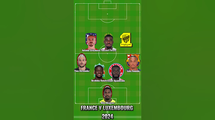 FRANCE V LUXEMBOURG SQUAD - Which club do they come from? #squad #france #luxembourg  #kylianmbappe