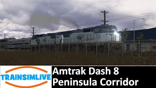 Train Simulator 2019 - Coastal Starlight - Amtrak Dash 8 On Peninsula Corridor screenshot 2