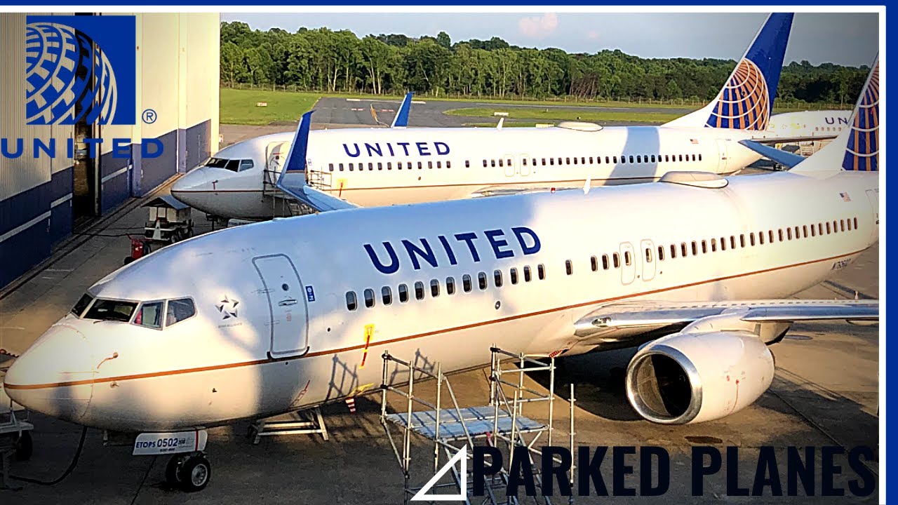 [HD] 40 PARKED PLANES! Up close with Grounded United Airlines