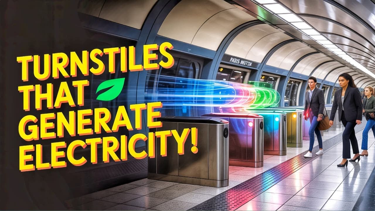 How Paris Metro Generates Electricity from Human Movement | Kinetic Energy & Eco-Friendly Technology