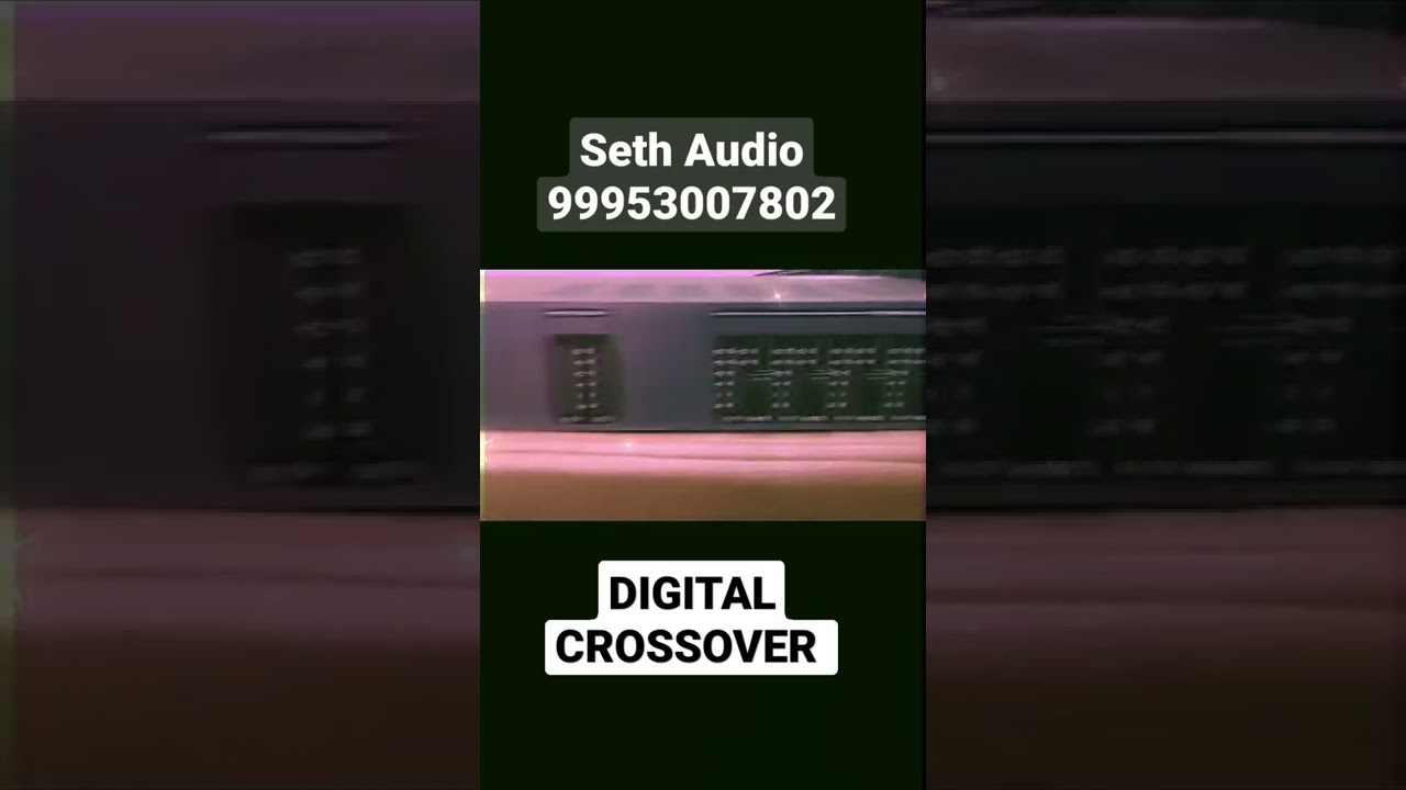 Digital crossover Dj  9953007802