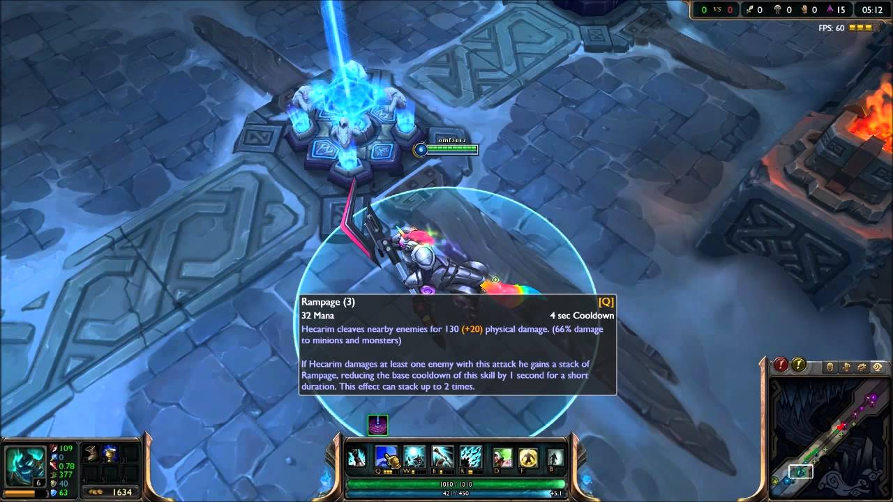 arcade hecarim skin spotlight/preview/gameplay league of legends