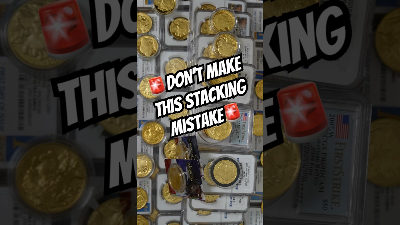 AVOID THIS HUGE STACKING MISTAKE😳🫣#gold #silverstacking #goldstacking