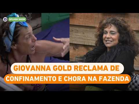 Giovanna Gold cries while complaining about confinement in A Fazenda: "I've got a problem with..."