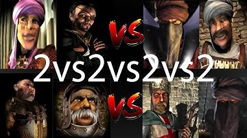 EMIR SNAKE VS WAZIR SULTAN VS PIG MARSHALL VS LIONHEART CALIPH