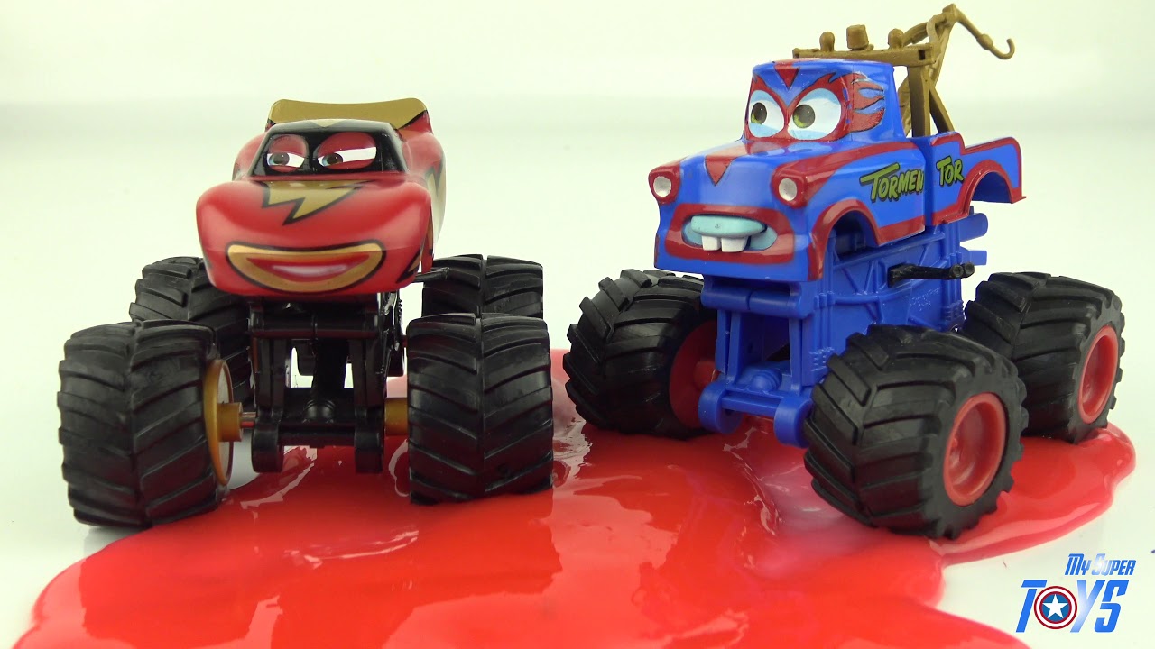 Maxilime Slime Challenge Disney Cars Floor is Lava Toy Review Juguetes