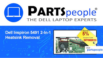 Dell Inspiron 14-5491 2-In-1 (P93G001) Heatsink How-To Video Tutorial