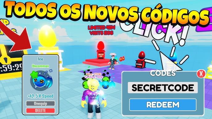 DESCOBRI A SENHA DO JEFFBLOX PARA JOGAR RACE CLICKER *TOP 2 GLOBAL* -  ROBLOX 