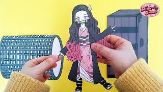 DIY paper doll with moving parts / paper toy / dress up