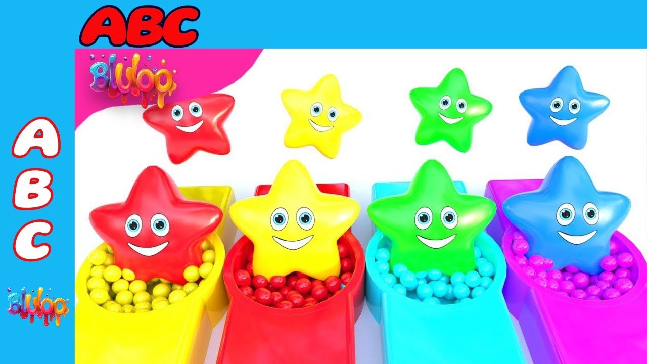Twinkle Twinkle Colorful Stars | Colorful Stars | Nursery Rhymes & Kids ...