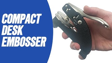 Shiny ED Desk Embosser Seal: This Tiny Desk Tool Unleashes POWERFUL Embossments
