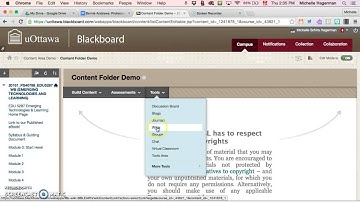 How to Create A Content Folder in BlackBoard Learn
