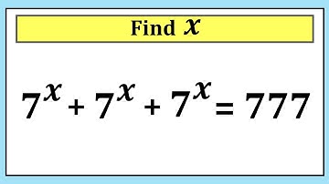 Nice Logarithmic Math Simplification | Find the Value of X