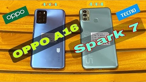 Oppo A16 and Tecno Spark 7 Speed Test, Pubg Mobile Game Test .