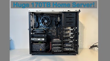 Building a 170TB Server in a Standard ATX Case! | Using 3D printed parts.
