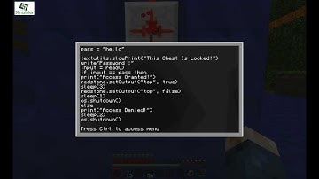 ComputerCraft: Password Locked Chest