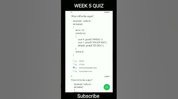NPTEL : Week 5 solution for problem solving using C | 2022 #shorts
