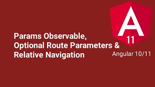 ParamMap ,Optional Route Parameter & Relative Navigation | Part 20 | Angular 10/11 tutorial in Hindi