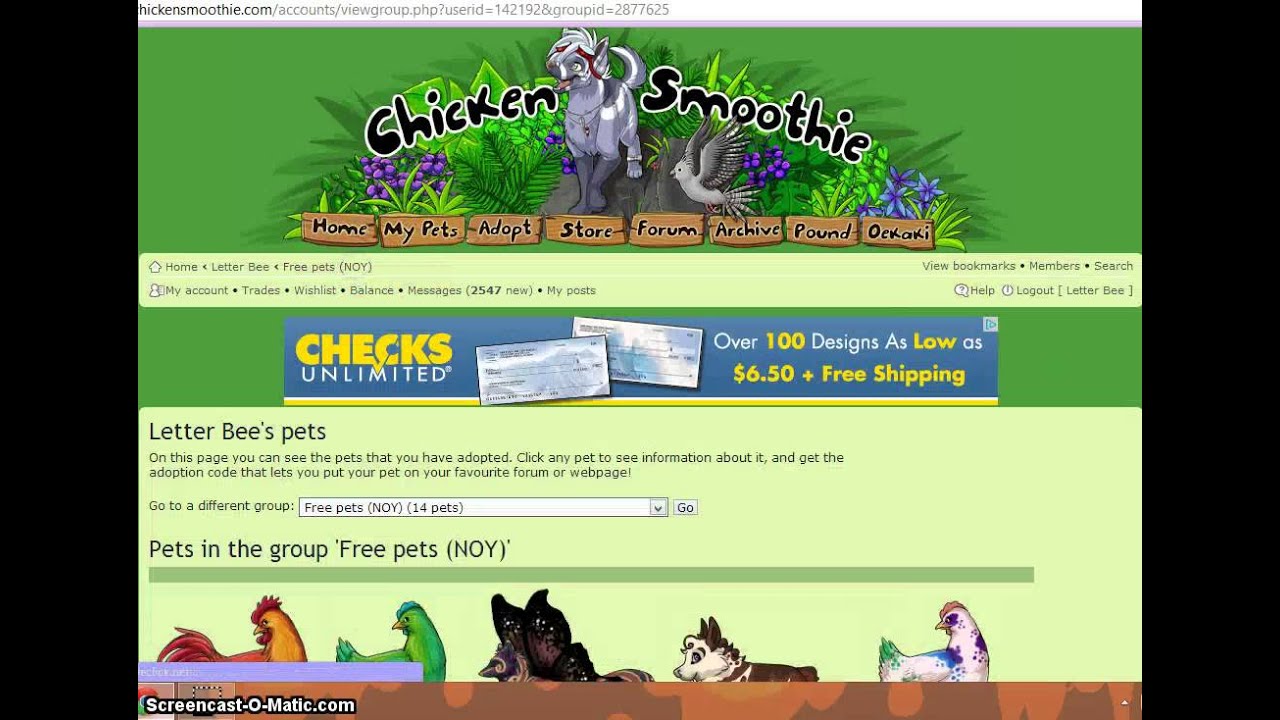 Chicken Smoothie: Free Pets - YouTube