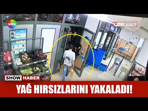 20 litre yağ çalan hırsızı yakaladı