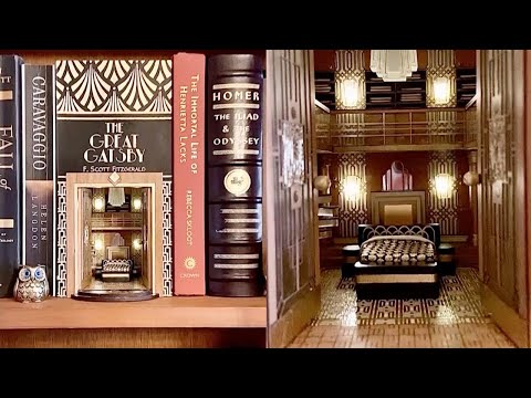 Woman Creates Incredible Great Gatsby Inspired Book Nook