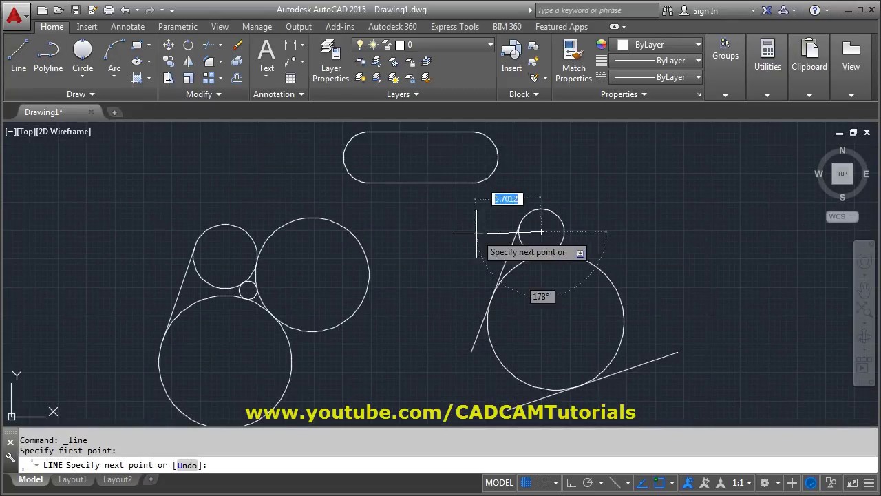 How To Make A Circle In Autocad | Autocad Circle Tutorial Compete