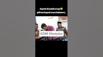 KOCAK !!! hanya egi yg berani malak KDM dan bupati 😅😱#kdm #dedimulyadi #egikdm #kangdedimulyadi