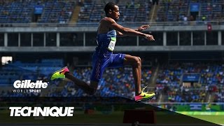 Triple Jump Technique with Olympic Champion Christian Taylor | Gillette World Sport