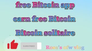 HOW TO EARN FREE BITCOIN IN SOLITAIRE APP ∣ BLING MOBILE GAME / ROSAS OFW VLOG  screenshot 3