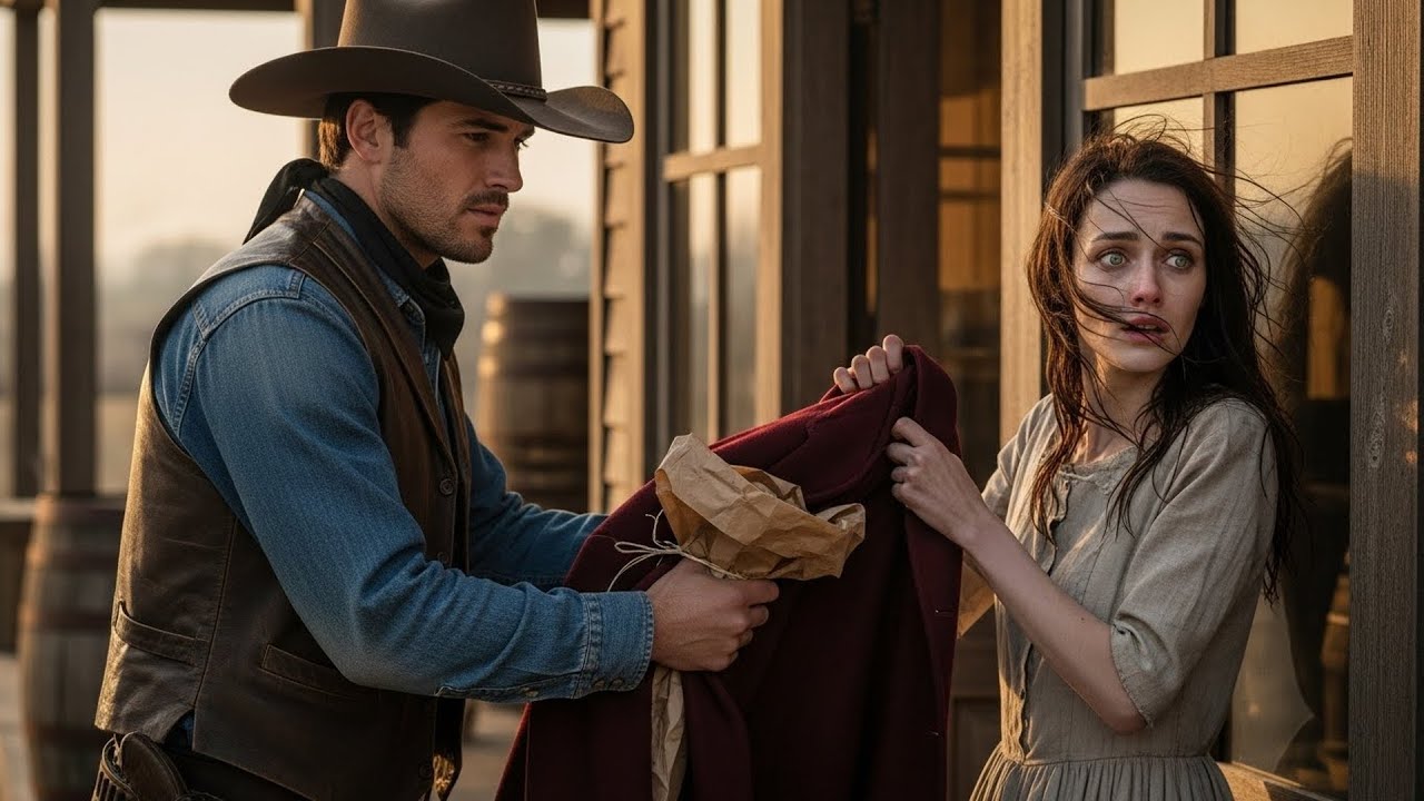 The Cowboy Saw Her Shivering Outside the Store, He Bought Her a Coat and She Never Left His Side