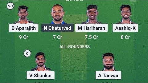 CSG vs SMP Dream11 Prediction | CSG vs SMP Dream11 Team | TNPL Dream11 Team | CSG vs SMP TNPL Today