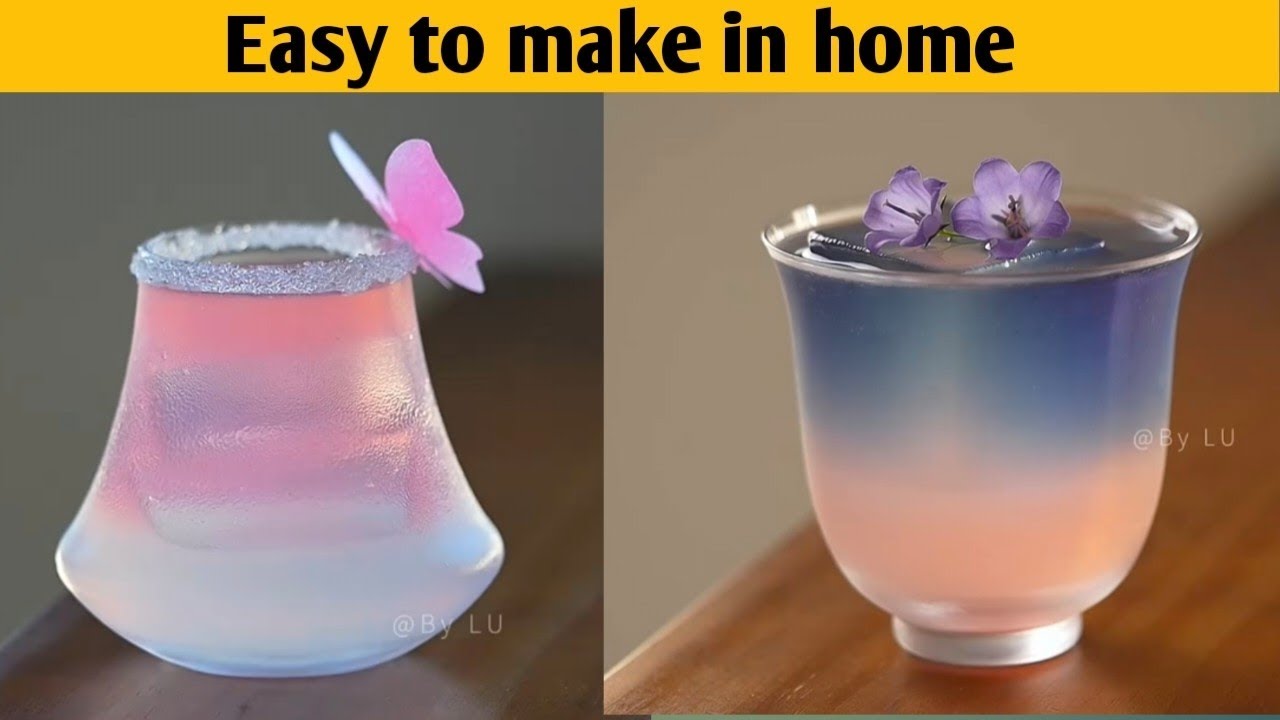 Butterfly Robber and spring season drink making home ASMR 