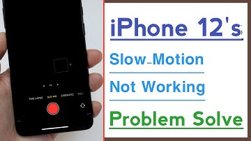 iPhone 12’s Slow Motion Not Working Problem Solve