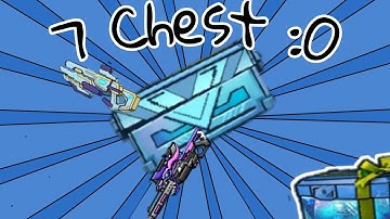 Open 7 chest Diamonds In Build And Shoot