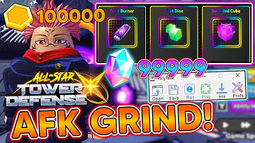 ASTDX! How To AFK Grind Gems, Traits, Levels and Get a Secret Unit In All Star Tower Defense X!