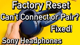 Sony Headphones: How to Factory Reset (Won't Pair or Connect?) Fixed! screenshot 4