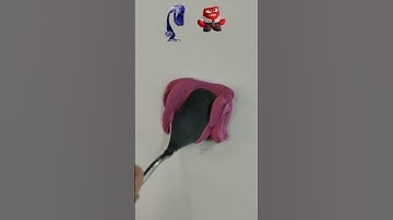 What color do mixed Characters make #colormixing #mixingthings #satisfying #insideout #viralvideo