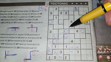 Thursday. Bonus Extra edition (#3371) Tectonic01 Sudoku puzzle. 09-09-2021 Extra part 4 of 5