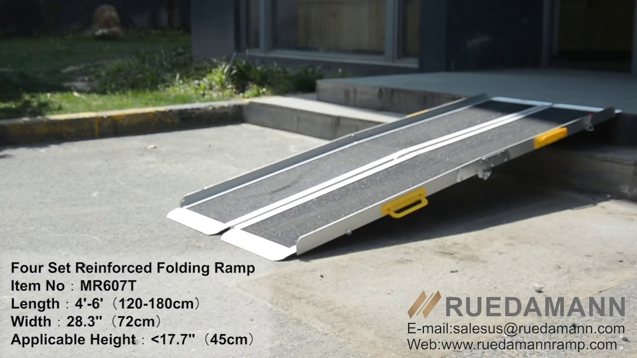 Ruedamamm Ramp Ruedamann Wheelchair Ramp - YouTube